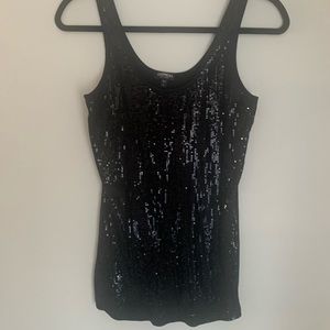 Fancy sequin tank top
